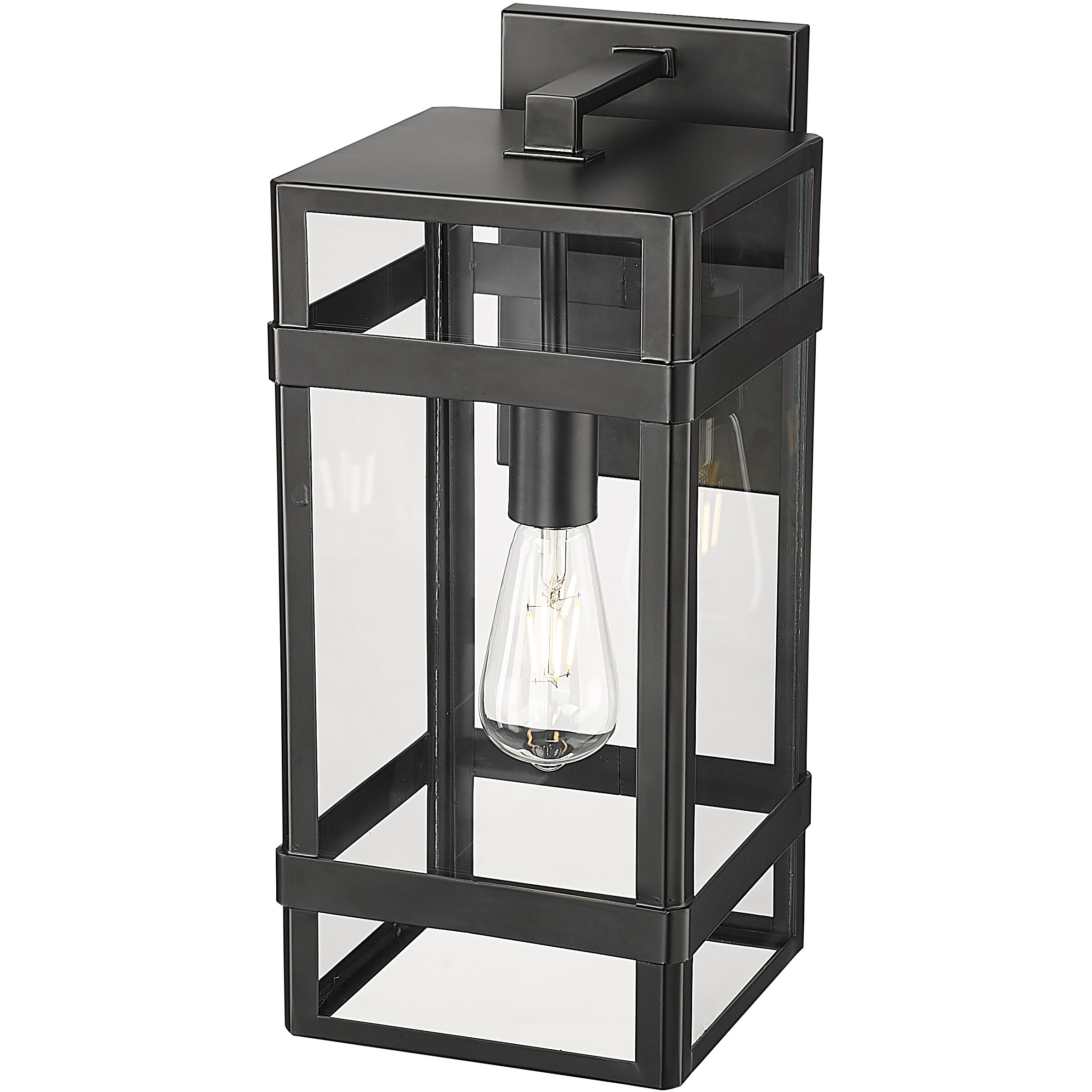 Payton 1 Light 17.25 inch Powder Coated Black Outdoor Wall Sconce